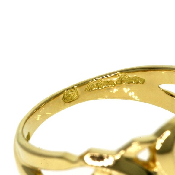 TIFFANY 18k Yellow Heart Ring - Picture 6 of 11